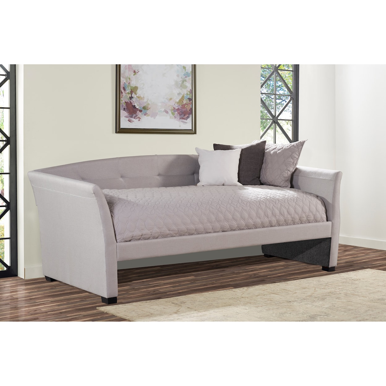 Hillsdale Morgan 2412 010v020v Contemporary Upholstered Daybed Wayside Furniture And Mattress 